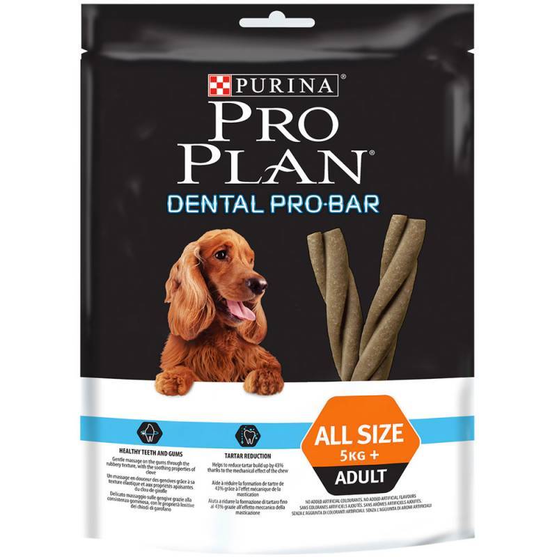 Purina Pro Plan (Пуріна Про План) Dental Pro-Bar All Size - Ласощі з куркою для підтримки здоров'я зубів і ясен у дорослих собак (150 г) в E-ZOO
