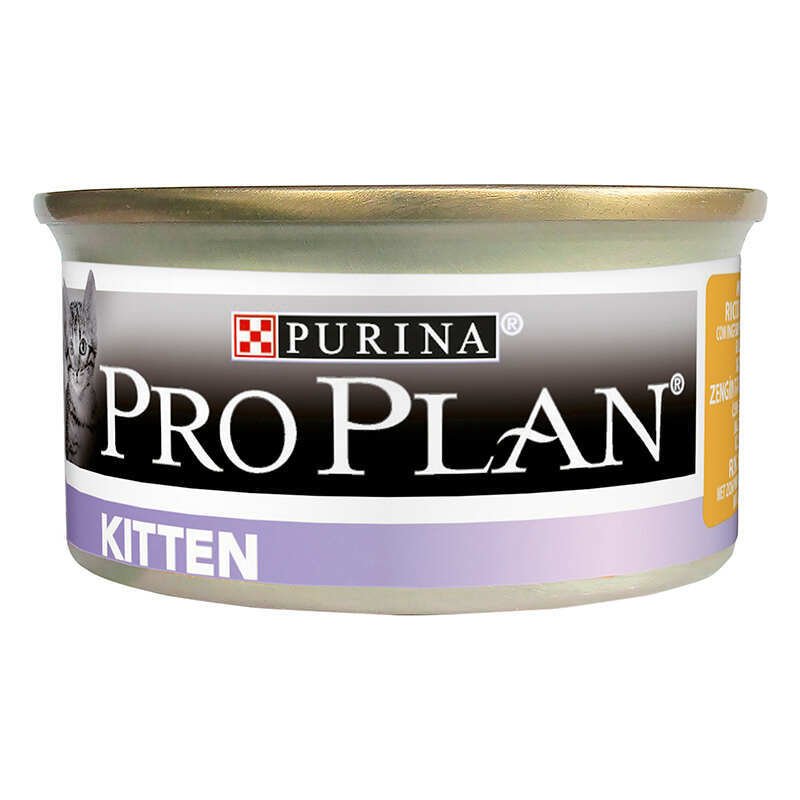 Purina Pro Plan (Пурина Про План) Junior Kitten Chiken - Влажный корм с курицей для котят (мусс) (85 г) в E-ZOO