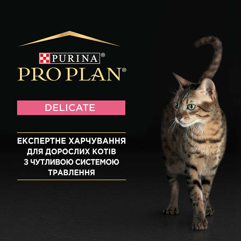 Purina Pro Plan (Пуріна Про План) Delicate Turkey Cat - Консервований корм з індичкою для котів з чутливим травленням (мус) (24х85 г (box)) в E-ZOO
