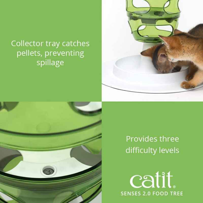 Catit (Катит) Senses 2.0 Food Tree - Игрушка-кормушка для кошек (30,48х26,92х35,05 см) в E-ZOO