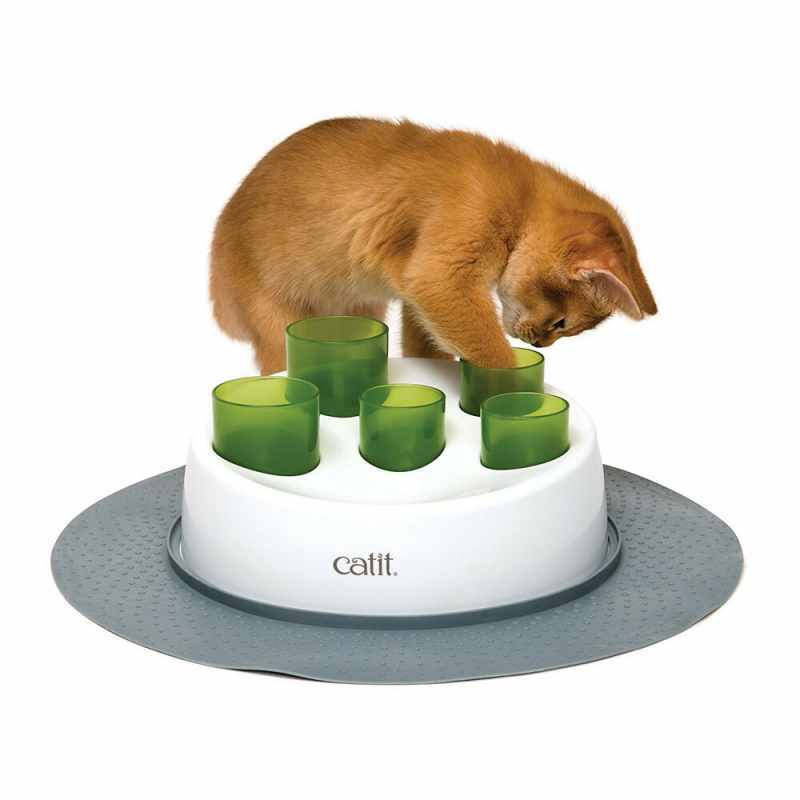 Catit (Катит) Senses Digger 2.0 - Интерактивная игрушка-кормушка для кошек (37х8,4х37 см) в E-ZOO