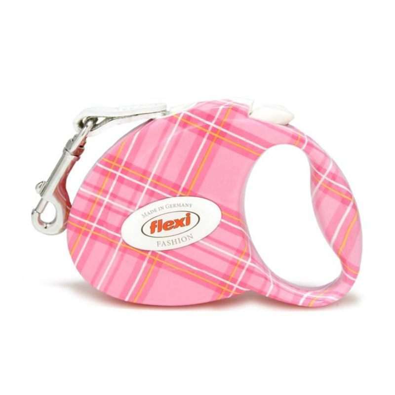 Flexi (Флекси) Fashion Ladies M "Pink" - Поводок-рулетка для собак средних пород "Розовый", лента (5 м, до 25 кг) (М) в E-ZOO
