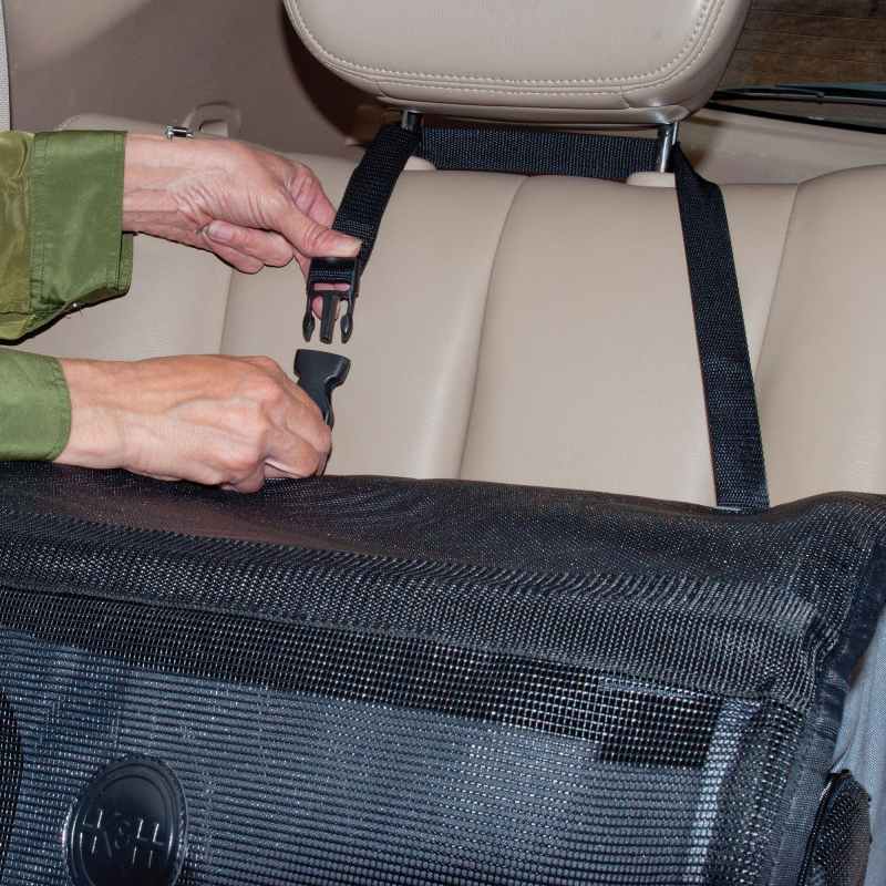K&H (Кей энд Аш) Travel Safety - Cумка-переноска в автомобиль для собак и котов (S) в E-ZOO