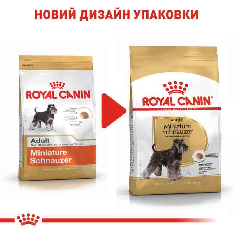 Royal Canin( Роял Канин) Schnauzer Adult - Сухой корм с мясом птицы для взрослых собак породы Шнауцер (Цвергшнауцер) (3 кг) в E-ZOO