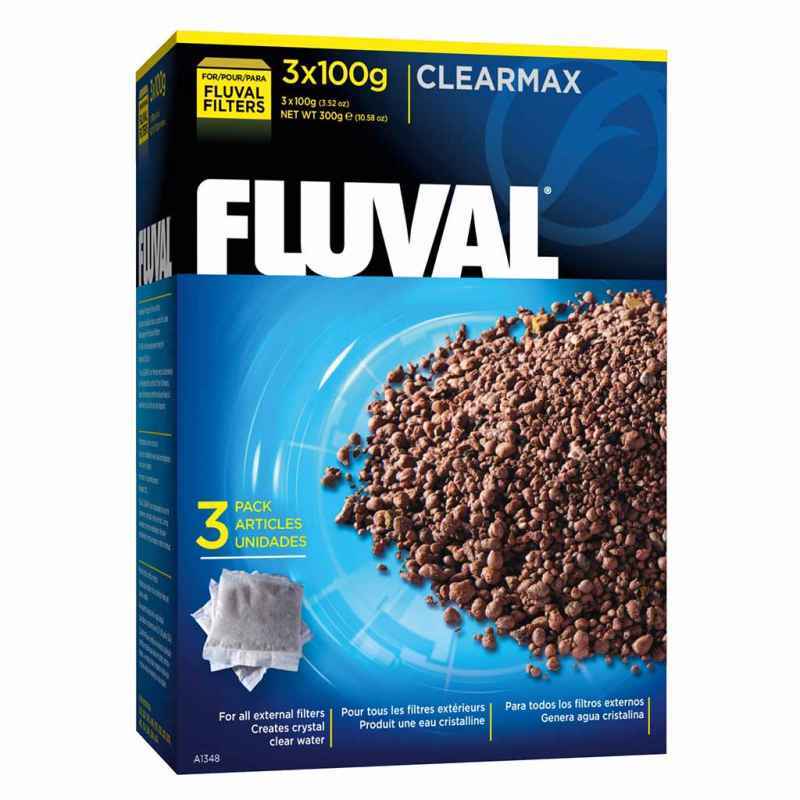 Fluval (Флювал) ClearMax - Наполнитель для фильтров Fluval (для удаления фосфатов, нитритов и нитратов) (3 шт./уп.) в E-ZOO