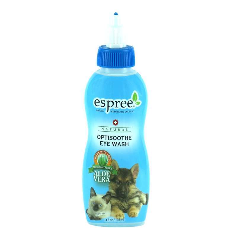 Espree (Эспри) Optisoothe Eye Wash - Смягчающее моющее средство и ополаскиватель для глаз с алоэ для собак и кошек - Фото 4