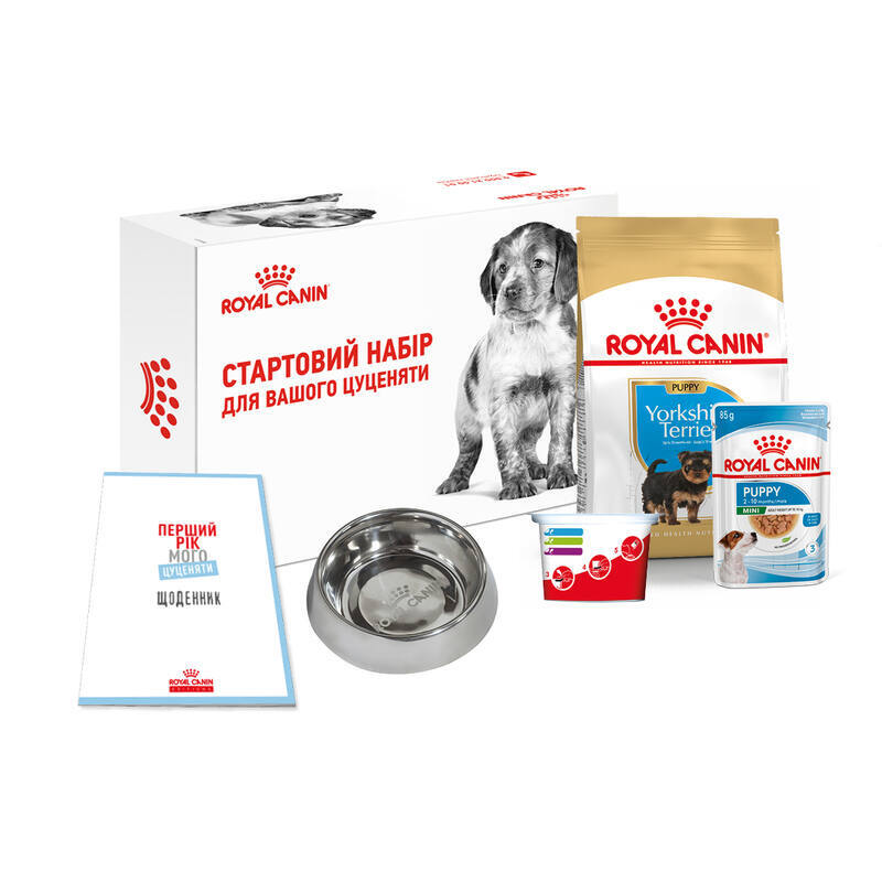 Royal Canin (Роял Канин) Yorkshire Terrier Puppy - Сухой корм с мясом птицы для щенков Йоркширского Терьера (500 г + Starter Kit!) в E-ZOO