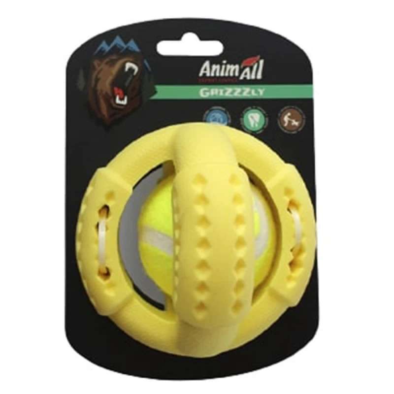 AnimAll (ЭнимАлл) GrizZzly - Игрушка-теннисный мяч для собак (L) в E-ZOO
