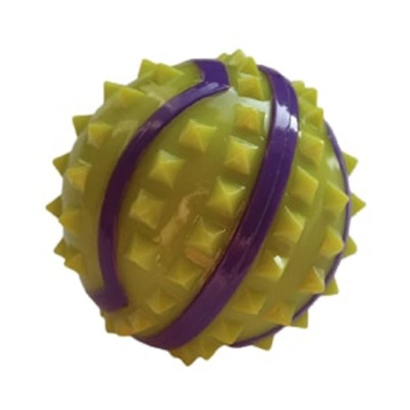 AnimAll (ЭнимАлл) GrizZzly - Игрушка мяч с шипами для собак (7 см) в E-ZOO