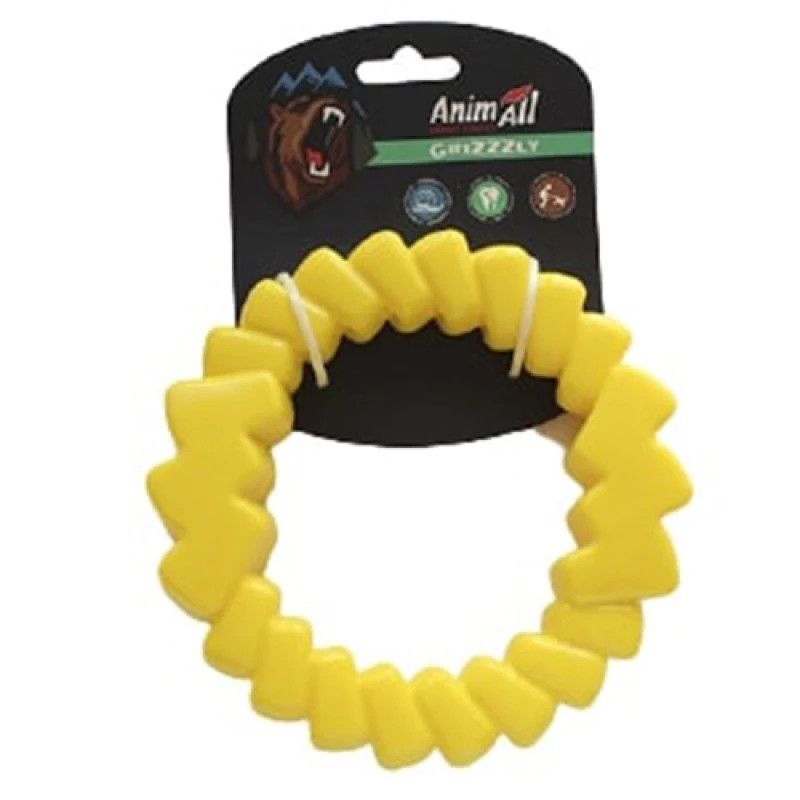 AnimAll (ЭнимАлл) GrizZzly - Игрушка для лакомств в форме кольца (16,5х16,5х4,2 см) в E-ZOO