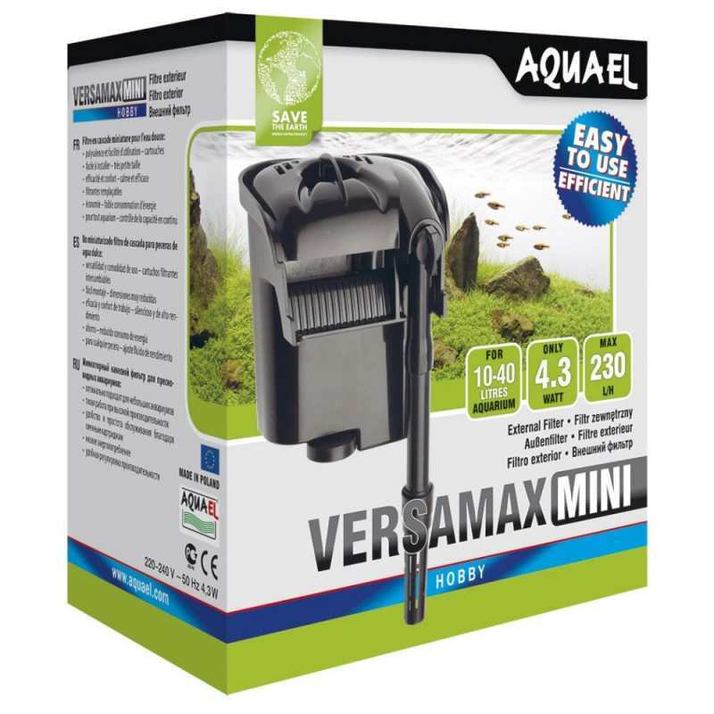 Aquael (АкваЕль) Versamax-mini - Навісний фільтр для акваріума об'ємом до 40 л (Versamax-mini) в E-ZOO