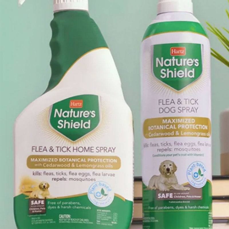 Hartz (Хартц) Nature's Shield Flea & Tick Dog Spray - Спрей від бліх, кліщів і комарів для собак на основі масел кедра та лемонграсу (396 мл) в E-ZOO