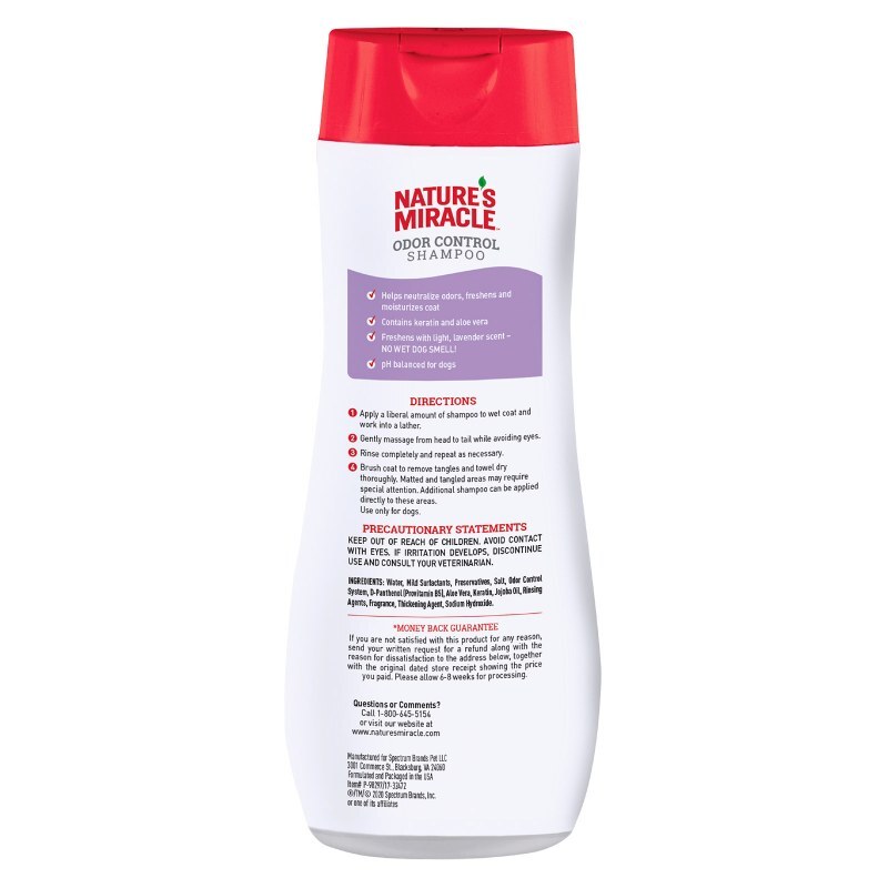 Nature`s Miracle (Нейчес Миракл) Odor Control Shampoo Lavender - Шампунь с ароматом лаванды для собак (473 мл) в E-ZOO