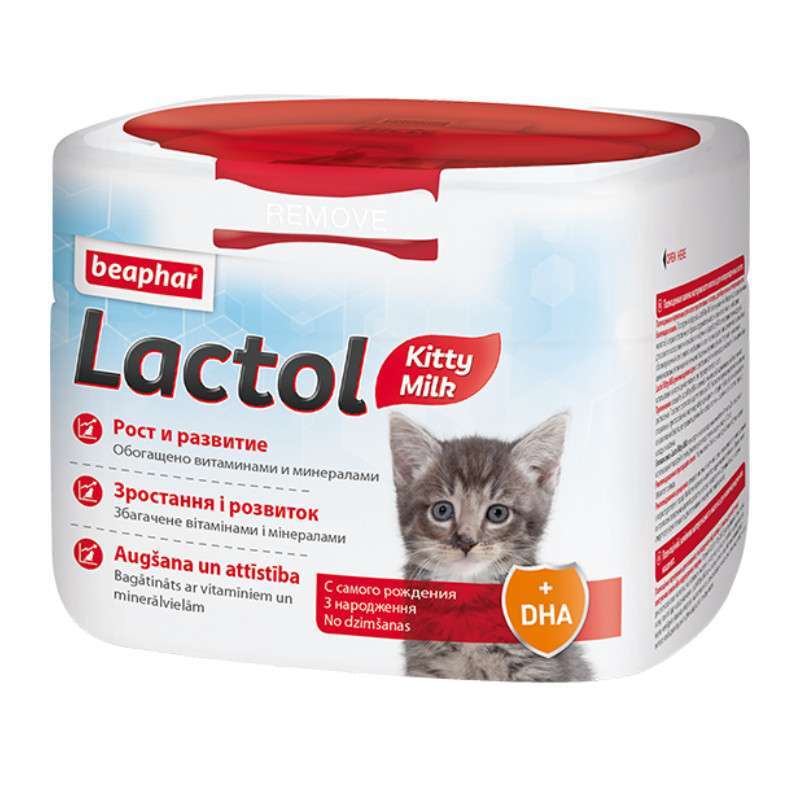 Beaphar (Беафар) Lactol Kitty Milk - Замінник молока для вигодовування новонароджених кошенят (250 г) в E-ZOO