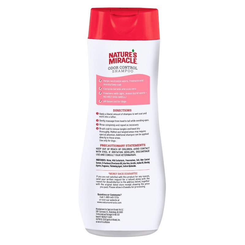 Nature`s Miracle (Нейчерс Миракл) Odor Control Shampoo Melon Burst - Шампунь с ароматом дыни для собак (473 мл) в E-ZOO