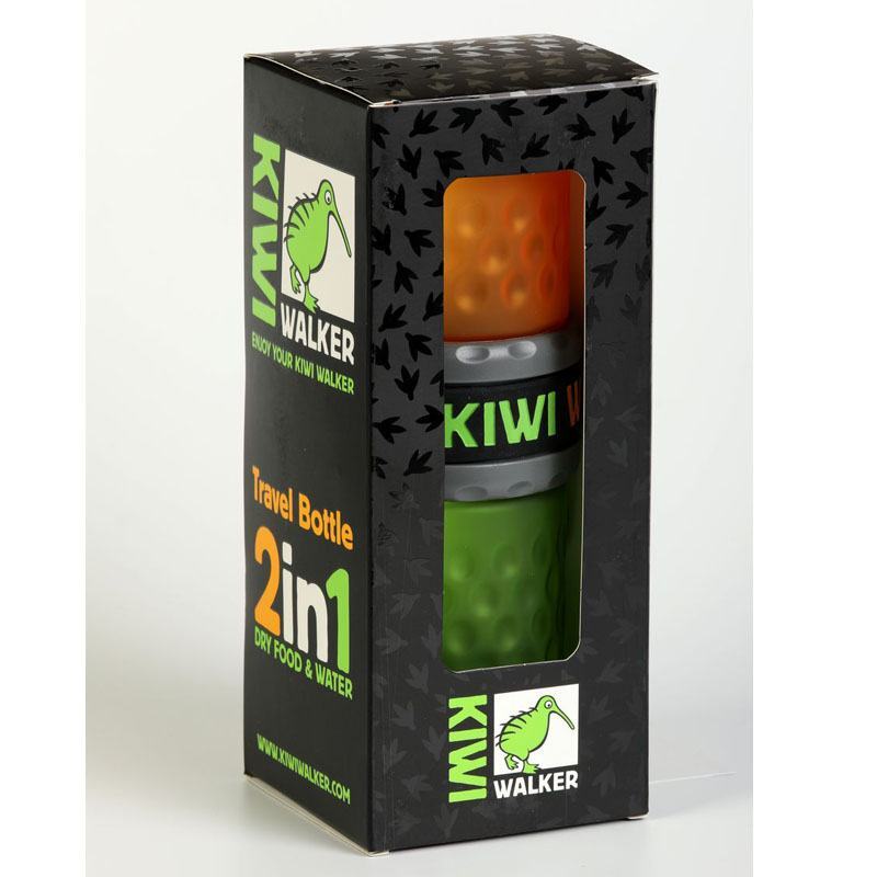 Kiwi Walker (Киви Вокер) Travel Bottle 2in1 - Дорожная бутылка для еды и воды (750 мл/500 мл) в E-ZOO