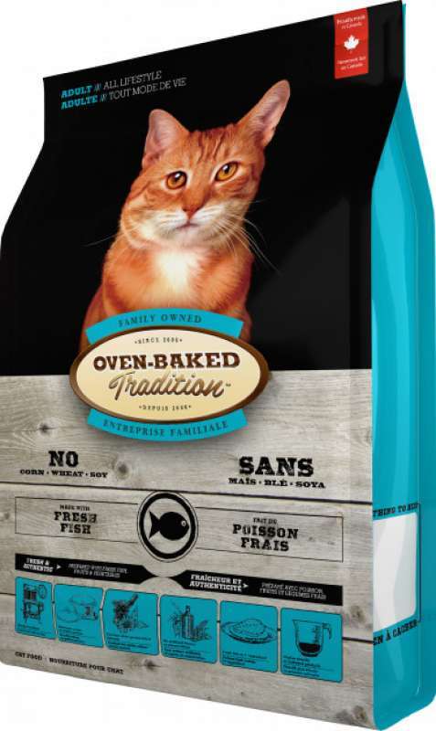 Oven-Baked (Овен-Бекет) Tradition Fish Formula Adult Cat - Cухий корм зі свіжим м'ясом риби для котів (1,13 кг) в E-ZOO