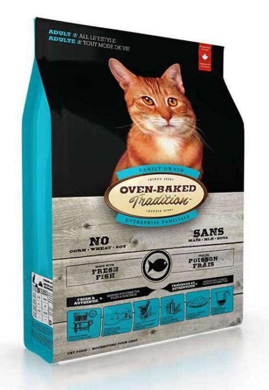 Oven-Baked (Овен-Бекет) Tradition Fish Formula Adult Cat - Cухий корм зі свіжим м'ясом риби для котів (1,13 кг) в E-ZOO