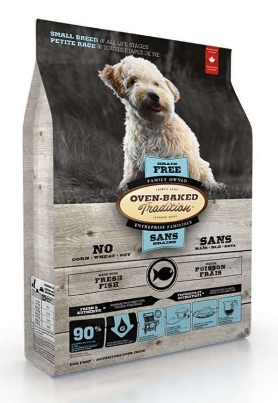 Oven-Baked (Овен-Бекет) Tradition Grain-Free Fish Dog Small Breeds - Беззерновий сухий корм зі свіжою рибою для собак малих порід на всіх стадіях життя (1 кг) в E-ZOO