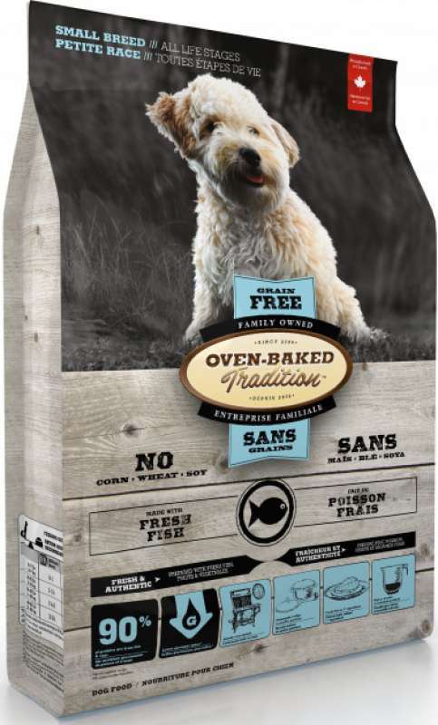 Oven-Baked (Овен-Бекет) Tradition Grain-Free Fish Dog Small Breeds - Беззерновий сухий корм зі свіжою рибою для собак малих порід на всіх стадіях життя (1 кг) в E-ZOO
