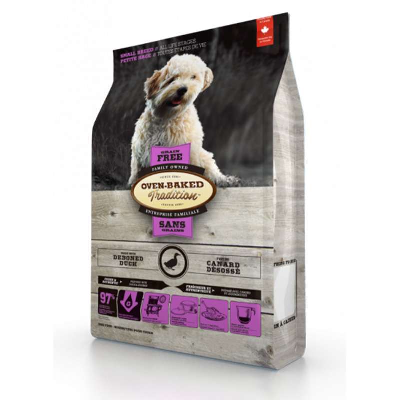Oven-Baked (Овен-Бекет) Tradition Grain-Free Duck Dog Small Breeds - Беззерновий сухий корм зі свіжим м'ясом качки для собак малих порід на всіх стадіях життя (4,54 кг) в E-ZOO