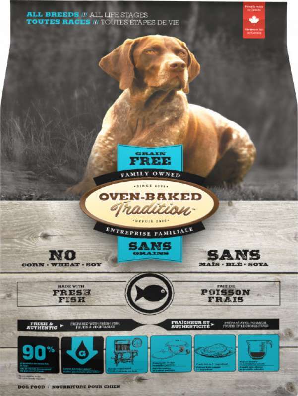 Oven-Baked (Овен-Бекет) Tradition Grain-Free Fish Dog All Breeds - Беззерновий сухий корм зі свіжою рибою для собак різних порід на всіх стадіях життя (2,27 кг) в E-ZOO