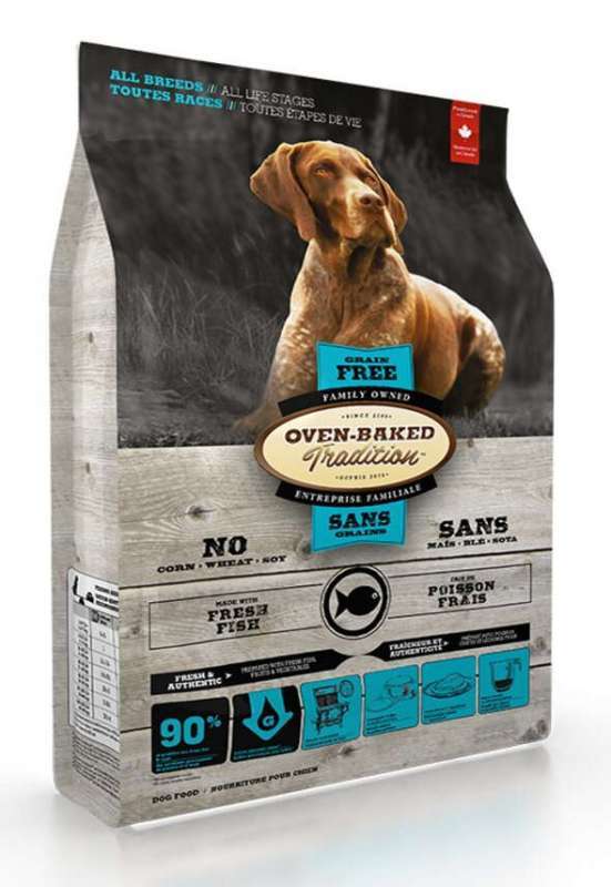 Oven-Baked (Овен-Бэкет) Tradition Grain-Free Fish Dog All Breeds - Беззерновой сухой корм со свежей рыбой для собак различных пород на всех стадиях жизни (2,27 кг) в E-ZOO