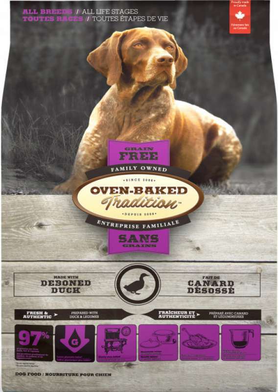 Oven-Baked (Овен-Бэкет) Tradition Grain-Free Duck Dog All Breeds - Беззерновой сухой корм со свежим мясом утки для собак различных пород на всех стадиях жизни (2,27 кг) в E-ZOO
