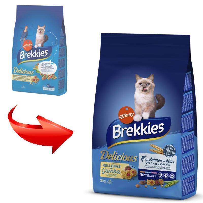 Brekkies (Брекис) Cat Delice Fish - Сухой корм с рыбой для котов (20 кг) в E-ZOO