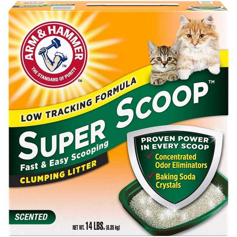 Arm and Hammer (Арм и Хаммер) Super Scoop Clumping Litter Fresh Scent - Наполнитель для кошачьего туалета, суперкомкующийся, с ароматизатором (9,07 кг) в E-ZOO