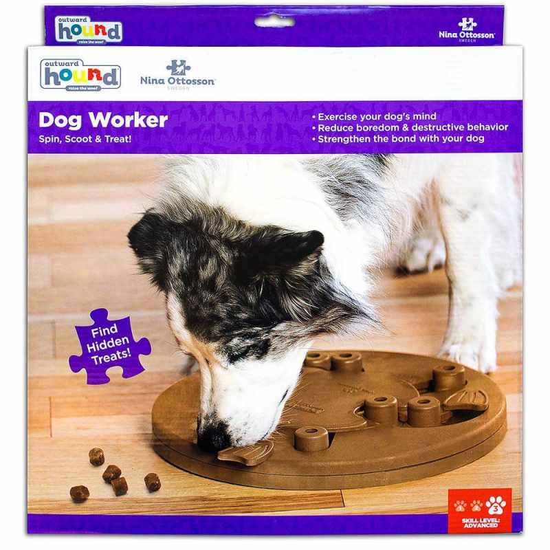 Nina Ottosson (Нина Оттоссон) Dog Worker - Интерактивная игрушка-пазл «Ребус» для собак (38x36 см) в E-ZOO