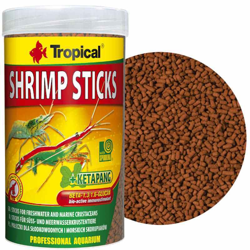 Tropical (Тропикал) Shrimp Sticks - Сухой корм в палочках для креветок и раков (100 мл) в E-ZOO