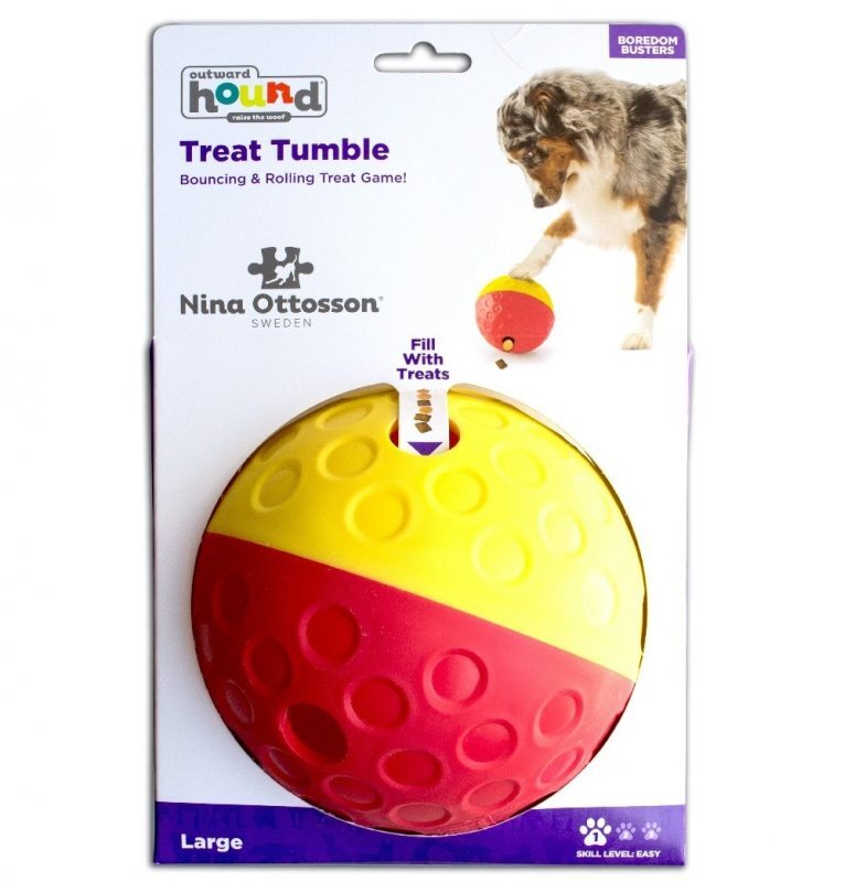 Nina Ottosson (Нина Оттоссон) Treat Tumble - Игрушка для собак Трит Тамбл мяч для лакомства (L) в E-ZOO