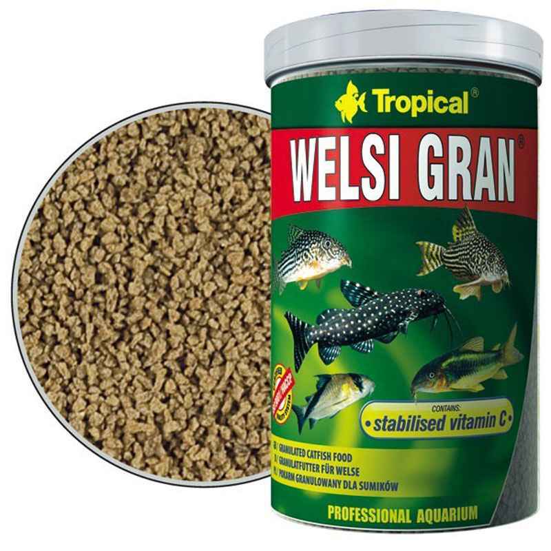 Tropical (Тропікал) Welsi Gran - Сухий корм в гранулах для донних акваріумних риб (100 мл) в E-ZOO