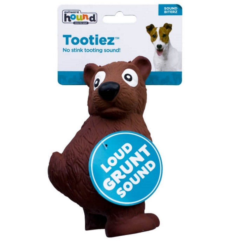Outward Hound (Аутвард Хаунд) Tootiez Bear - Іграшка для собак Ведмідь Тутіз (13х23х8 см) в E-ZOO