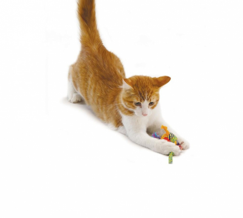 Petstages (Петстейджес) Tons of Tails - Іграшка для котів "Товсті хвостики" (ø 11,4 см) в E-ZOO