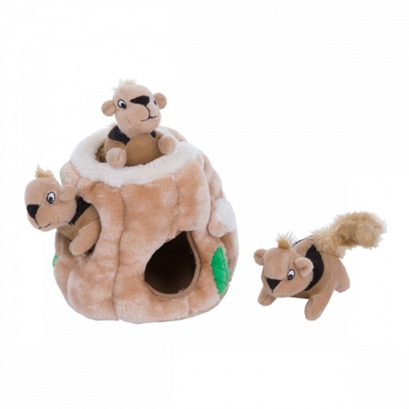 Outward Hound (Аутвард Хаунд) Hide-A-Squirrel - Интерактивная игрушка для собак Тайник Белки (ø15х17 см) в E-ZOO