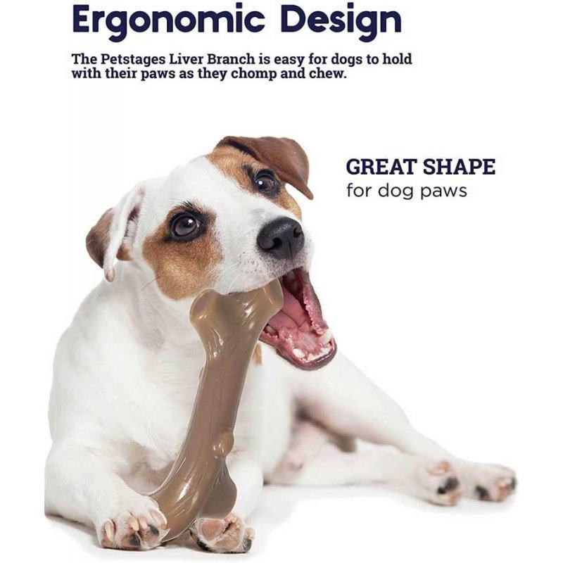 Petstages (Петстейджес) Liver-scented branch - Игрушка для собак Ветка с ароматом печени (17 см) в E-ZOO