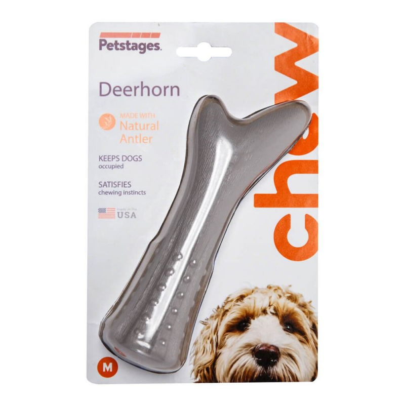 Petstages (Петстейджес) Deerhorn – Игрушка для собак Олений рог (20,3 см) в E-ZOO