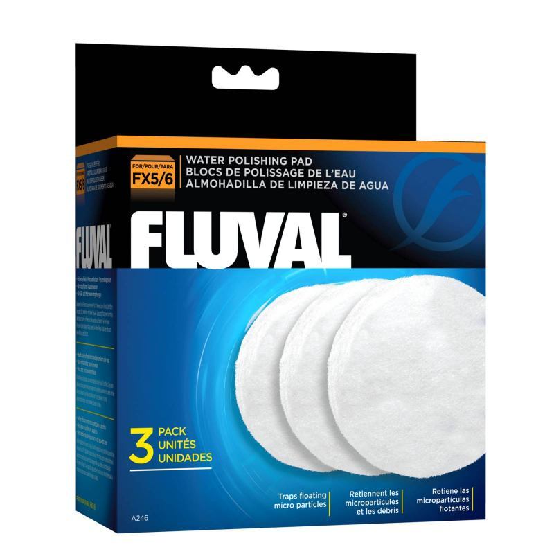 Fluval (Флювал) Water Polishing Pad – Вкладыш для внешнего фильтра Fl FX5/FX6 (3 шт./уп.) в E-ZOO
