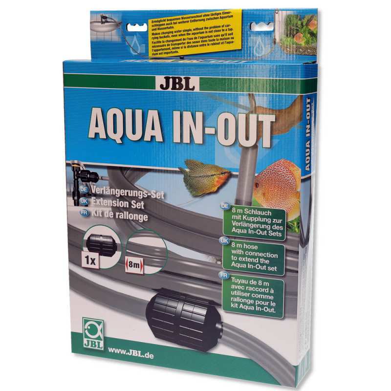 JBL (ДжиБиЭль) Aqua In Out extension - Удлинительный шланг для комплекта подмены воды (8 м/12-16 мм) в E-ZOO