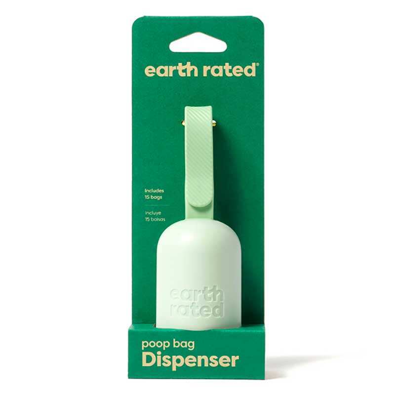 Earth Rated (Эс Рейтид) Dispenser - Диспенсер для гигиенических пакетов с рулоном пакетов без аромата (Комплект) в E-ZOO