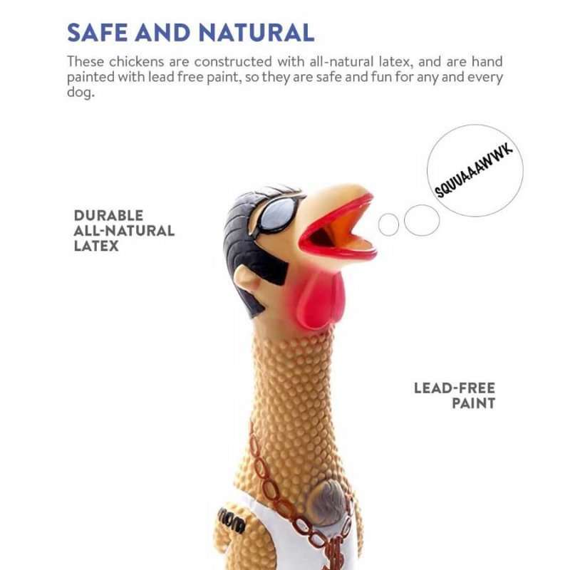 Petstages (Петстейджес) Squawkers - Игрушка пищалка для собак Петстейджес (Chicken) в E-ZOO