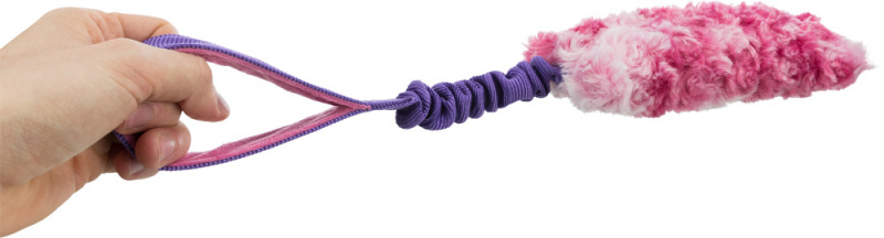 Trixie (Трикси) Bungee Fun - Игрушка для собак из полиэстера, с амортизатором (20/47 см) в E-ZOO