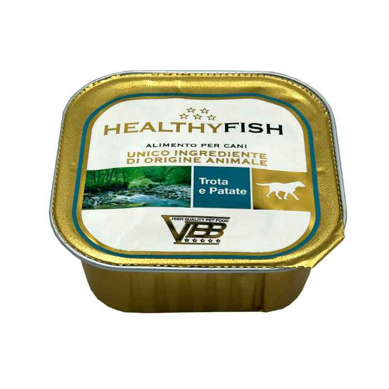 Healthy (Хэлси) Fish - Консервированный корм с форелью и картошкой для собак (паштет) (150 г) в E-ZOO