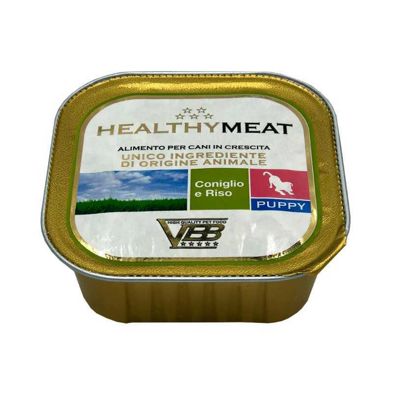 Healthy (Хэлси) Meat - Консервированный корм с кроликом и рисом для щенков (паштет) (150 г) в E-ZOO