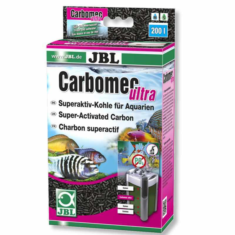 JBL (ДжиБиЭль) Carbomec ultra - Суперактивный гранулированный уголь для фильтров в морских аквариумах (800 мл (400 г)) в E-ZOO