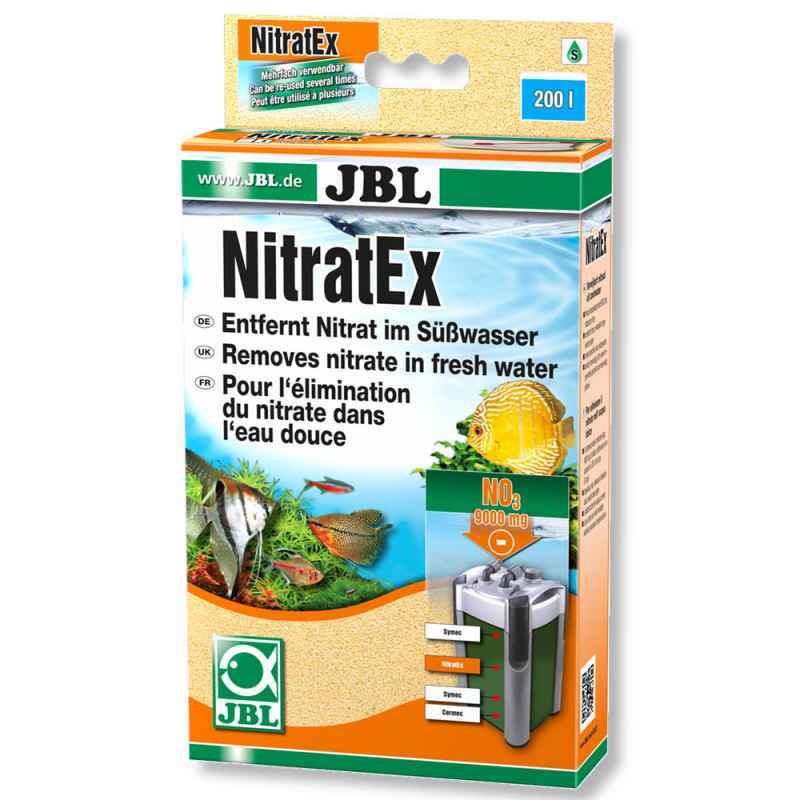 JBL (ДжіБіЕль) NitratEx - Фильтрующий материал для швидкого видалення нітратів з акваріумної води (250 мл) в E-ZOO