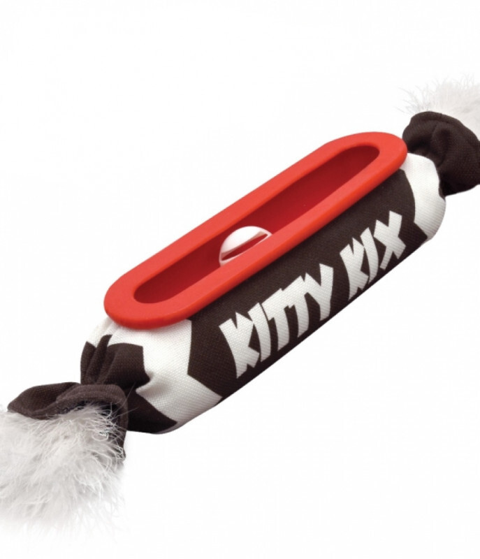 Petstages (Петстейджес) Kitty Kix Kicker Track – Інтерактивна іграшка для котів, трек у вигляді цукерки (37,5х8,9х8,9 см) в E-ZOO