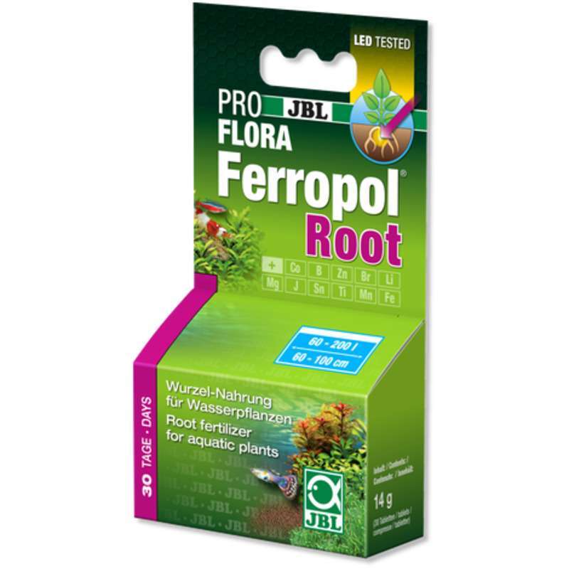JBL (ДжиБиЭль) ProFlora Ferropol Root - Удобрение в форме таблеток для укрепления корней аквариумных растений (30 шт.) в E-ZOO